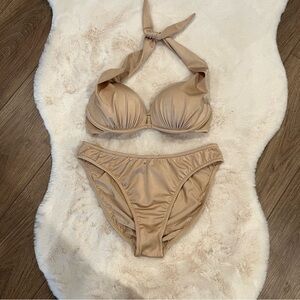 Vintage VENUS Nude Shimmer Bikini